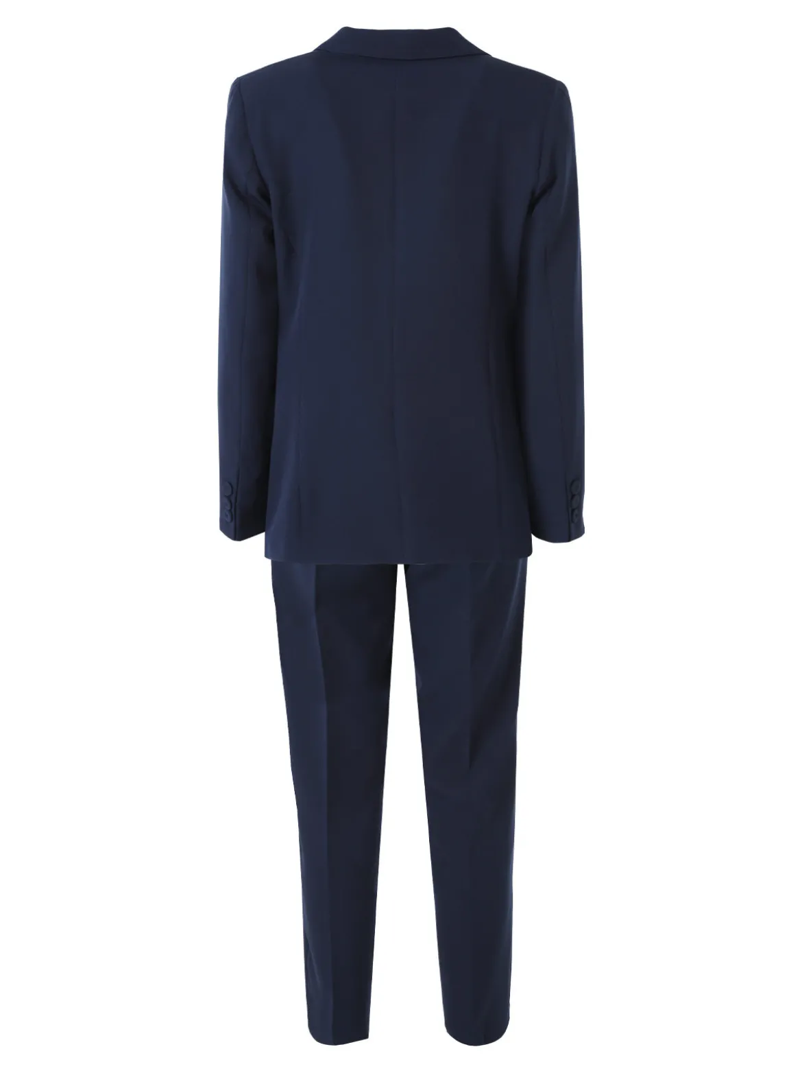 Fast Fashion Completo elegante da donna con blazer e pantaloni a gamba dritta - blu