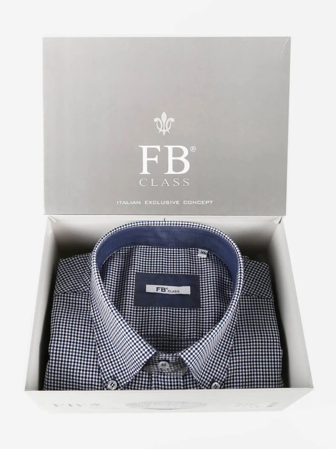 Fb Camicia uomo slim fit manica lunga