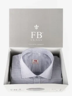 Fb Camicia uomo slim fit manica lunga