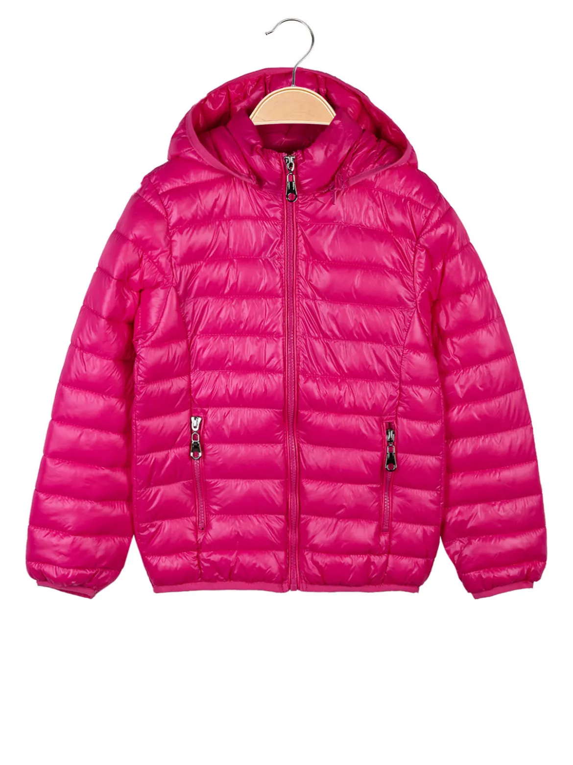 F&H Kids Giubbotto da bambina con cappuccio
