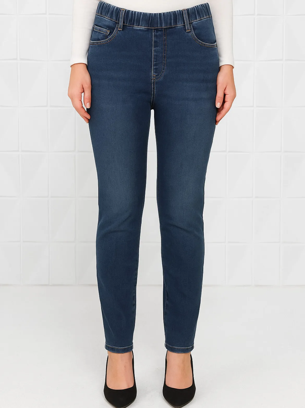 Fionina Jeans Jeggings donna push-up - jeans