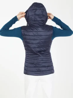 Flight Finery Gilet donna imbottito con cappuccio