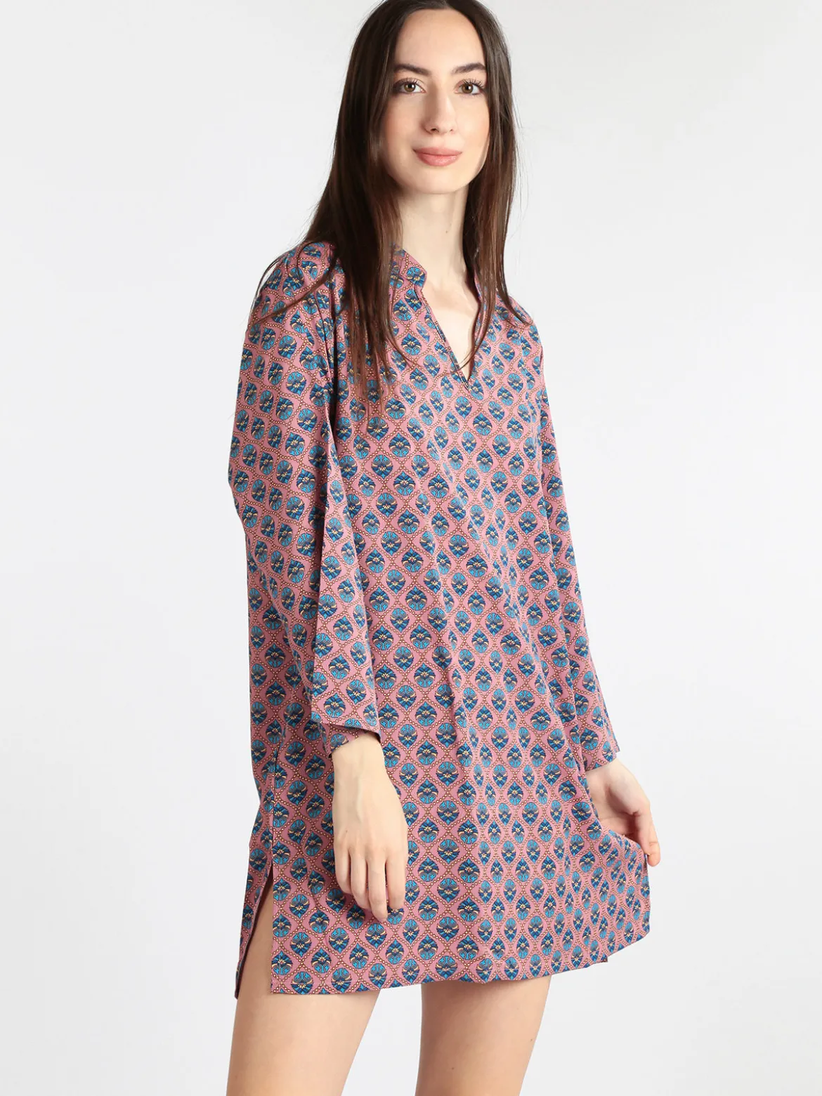 Flight Finery Maxi blusa donna con stampe