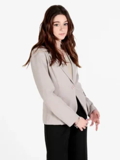 Floria Blazer donna classico con spilla di strass