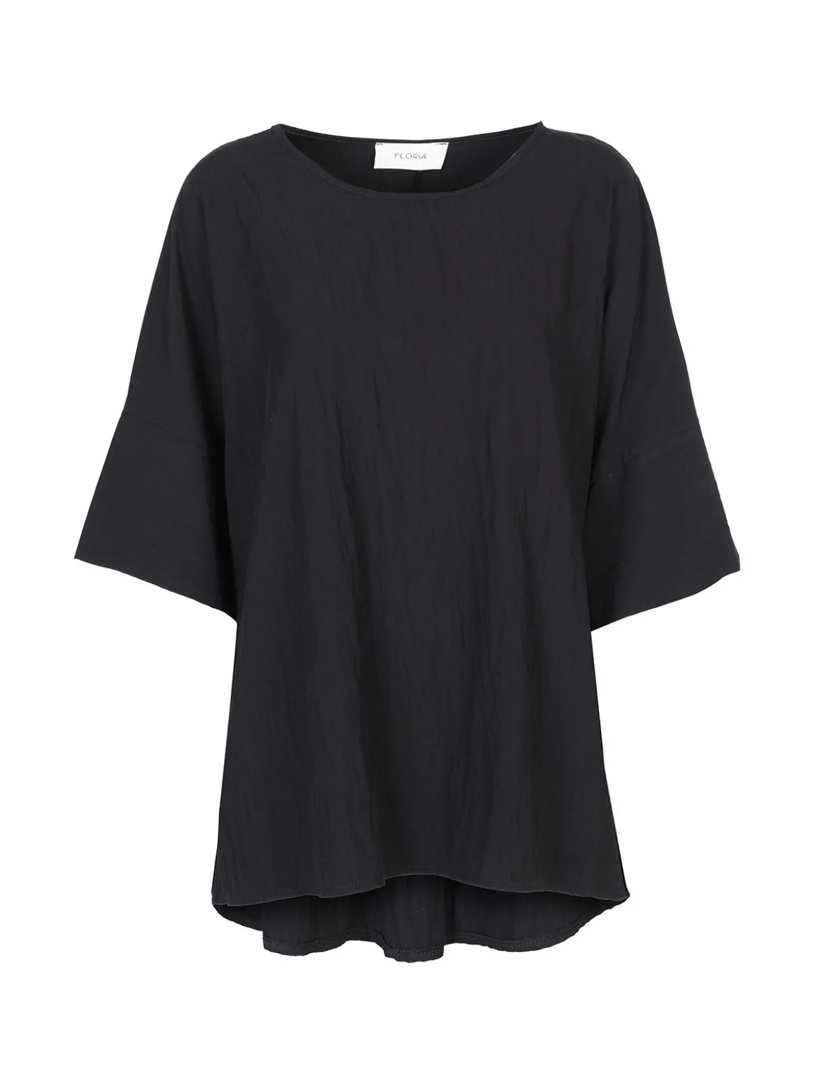 Floria Blusa donna oversize con maniche corte a pipistrello