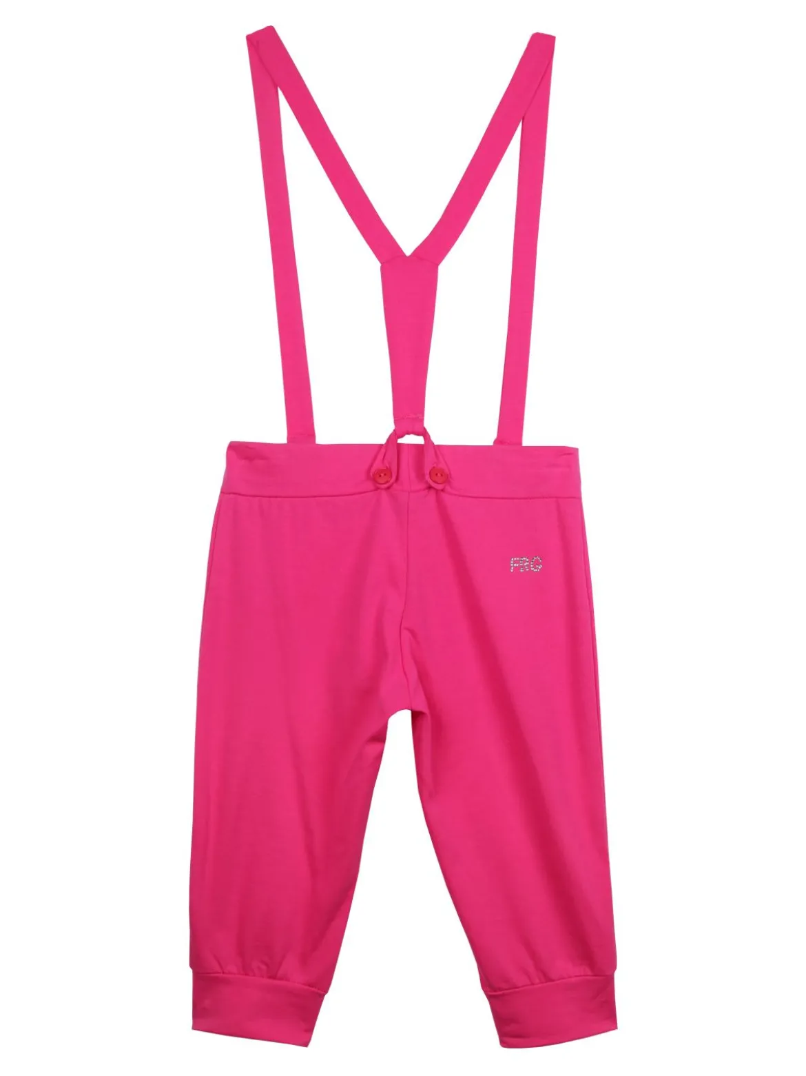 Fragolita Pantaloni in cotone con bretelle