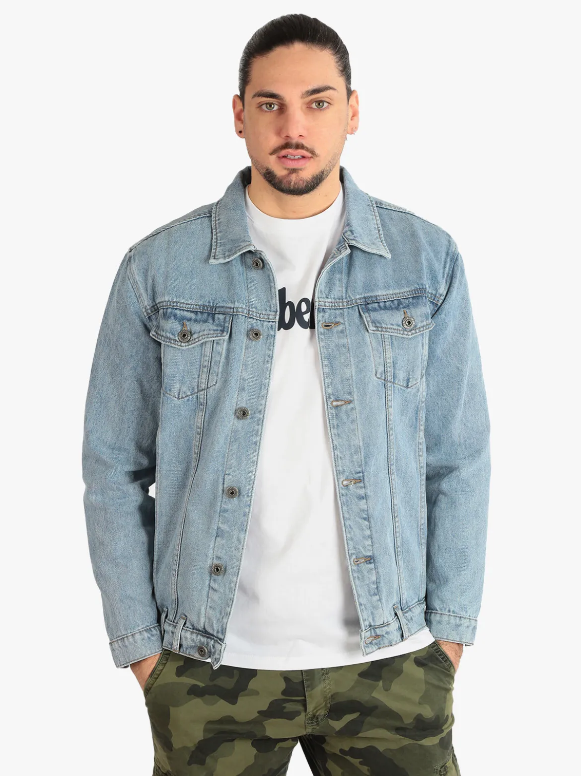 Frankie Malone Giacca in jeans da uomo