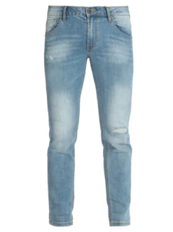 Frankie Malone Jeans da uomo slim fit con strappi