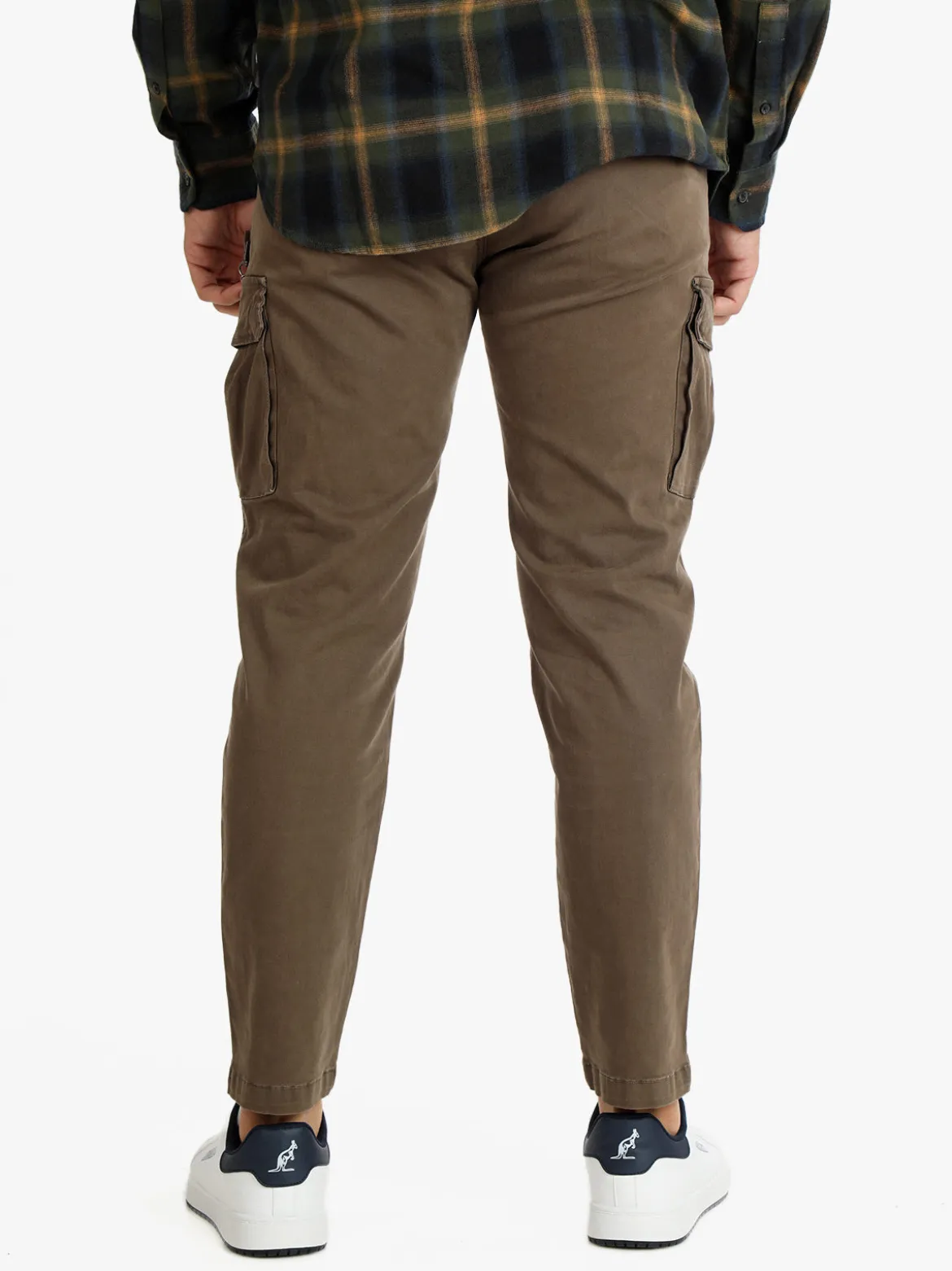 Frankie Malone Pantaloni cargo da uomo con catena