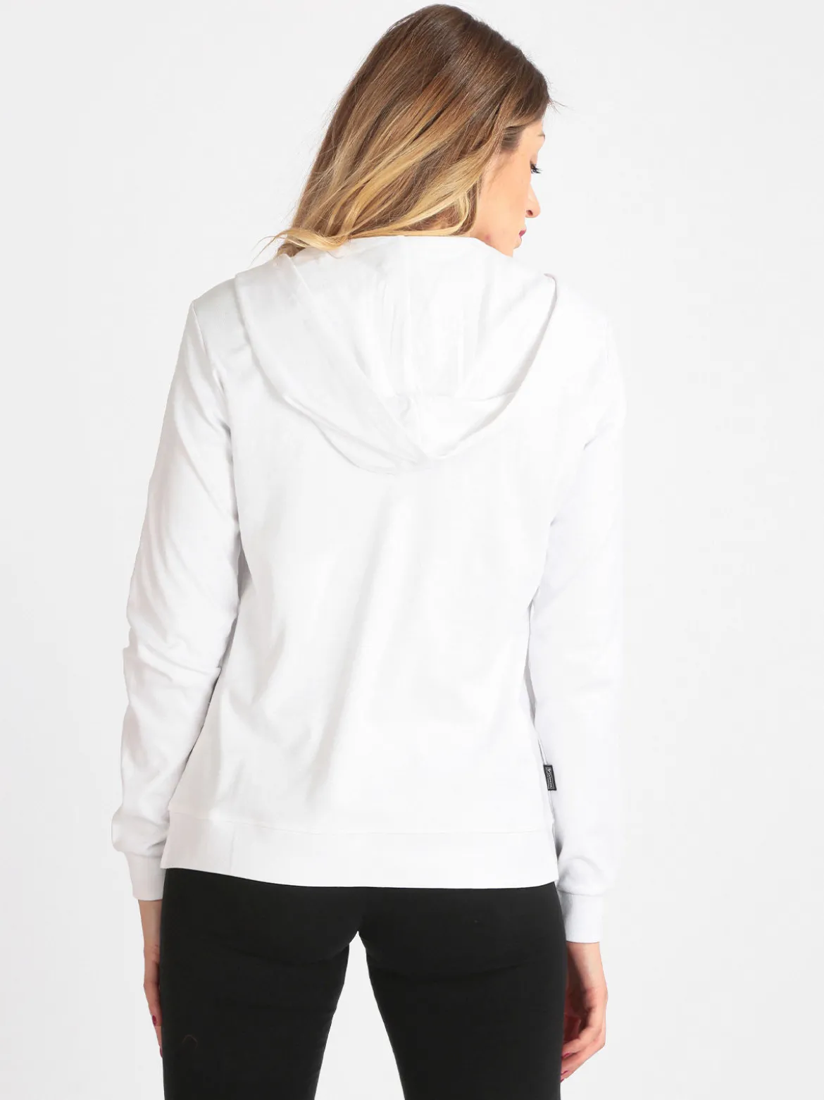 Freddy Felpa donna con cappuccio e zip in cotone