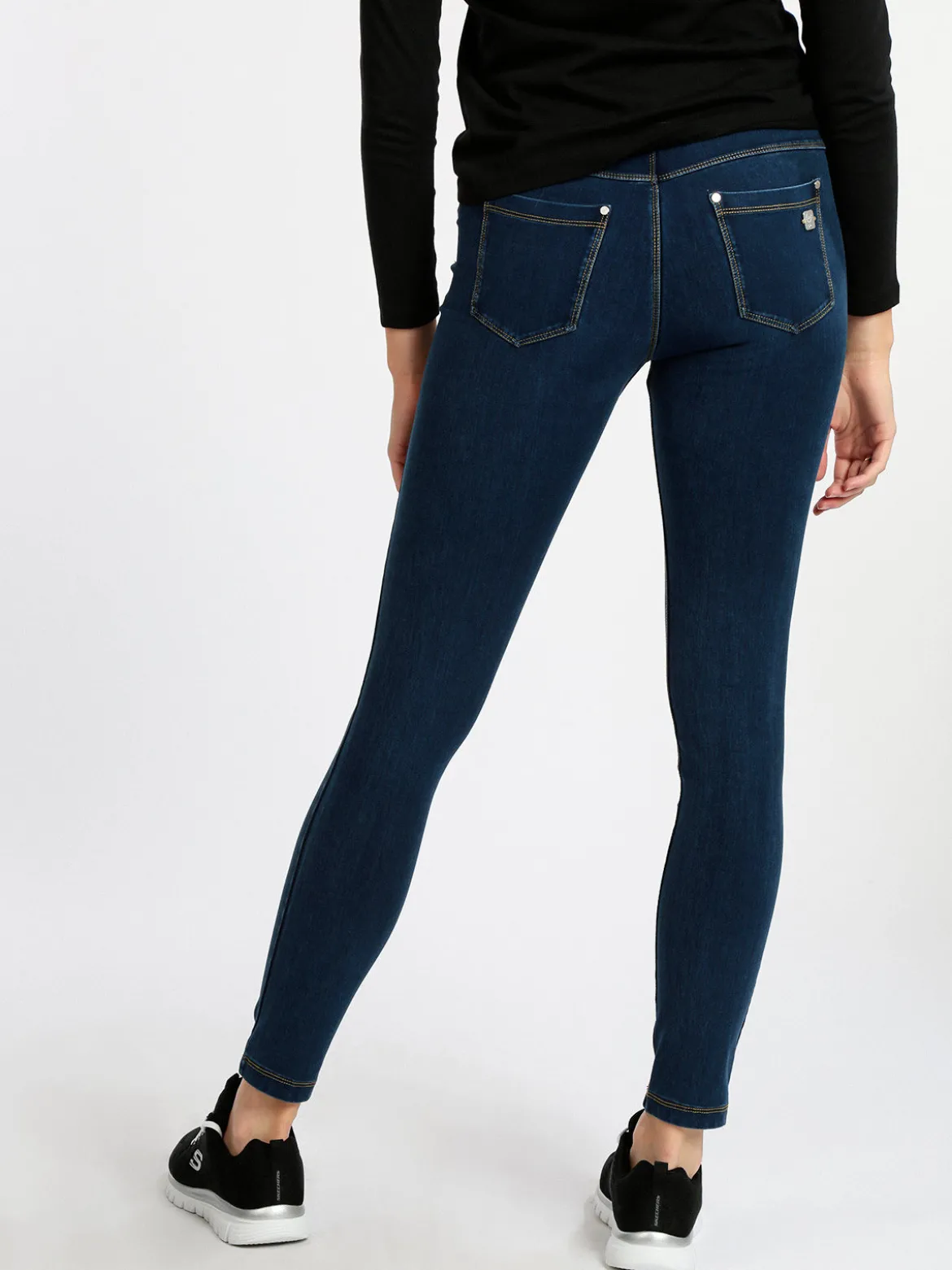 Freddy Jeggings donna con vita risvoltabile
