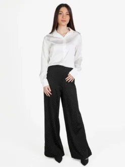 Frenetika Camicia donna effetto seta a maniche lunghe