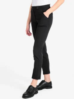 Frenetika Pantaloni classici da donna a sigaretta con risvolto
