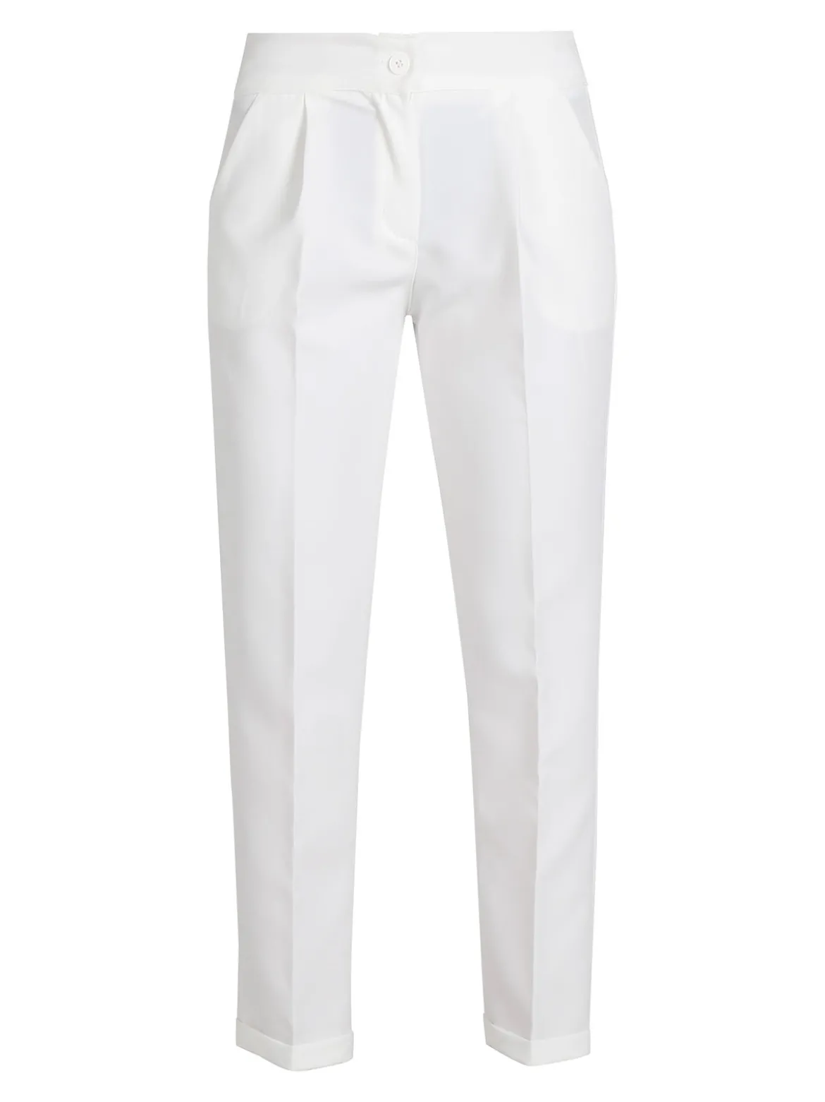 Frenetika Pantaloni classici da donna con risvolto
