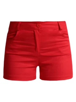 Frenetika Shorts di cotone a vita alta