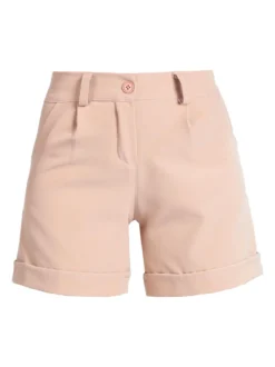 Frenetika Shorts donna a vita alta con risvolto
