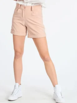 Frenetika Shorts donna a vita alta con risvolto