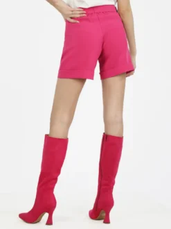 Frenetika Shorts donna con cintura e risvolto