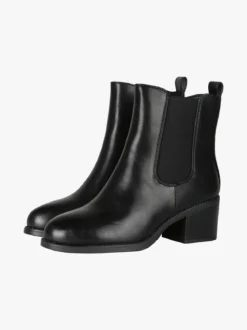 Galia Stivaletti donna chelsea con tacco - nero