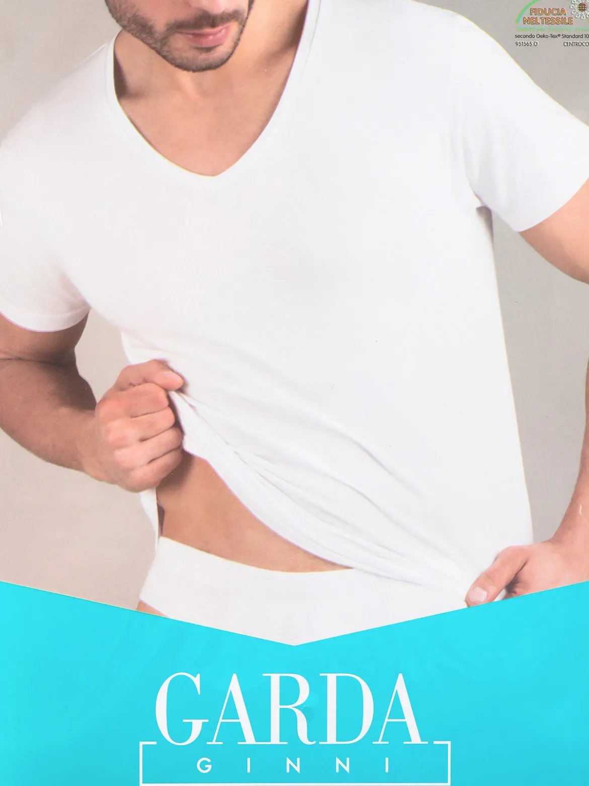 Garda T-shirt intima uomo scollo a V