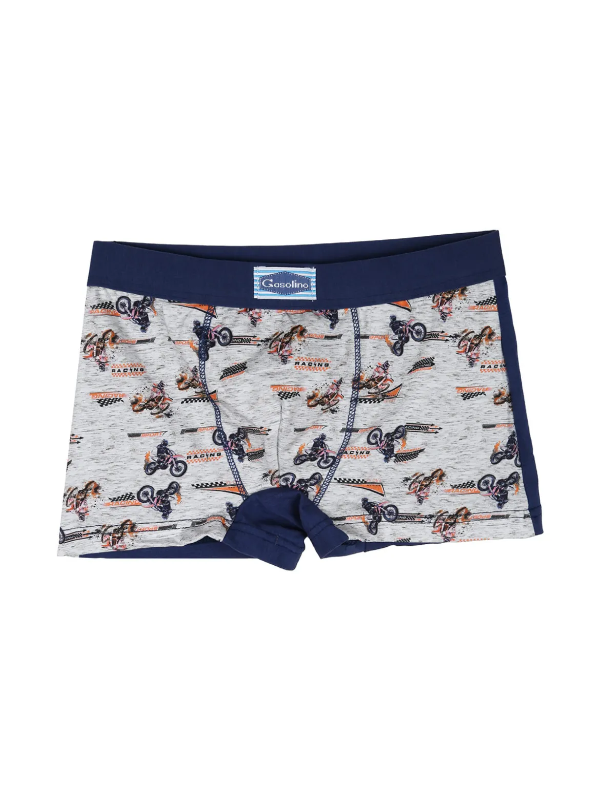 Gasolino Boxer da bambino in cotone con stampe - jeans