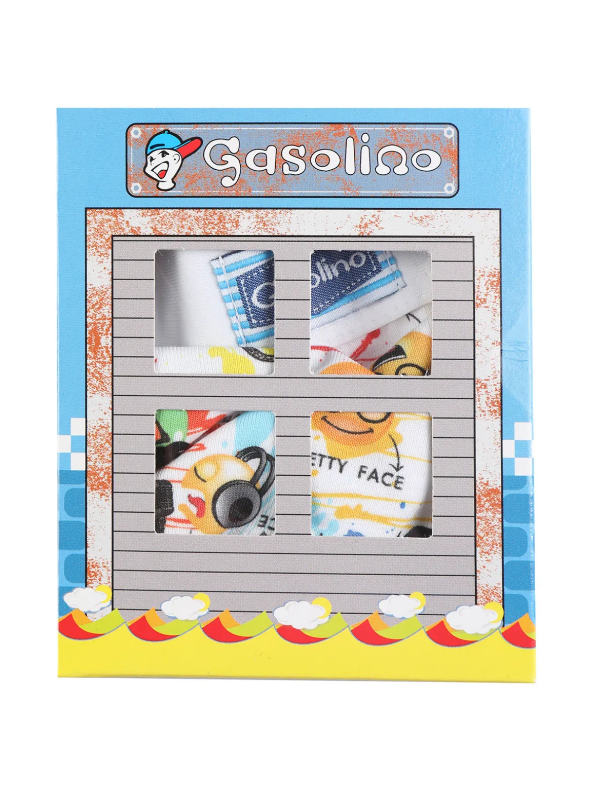 Gasolino Slip da bambino con disegni