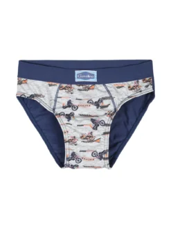 Gasolino Slip da bambino in cotone con stampe - jeans