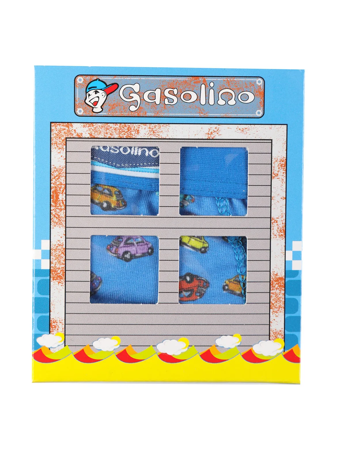 Gasolino Slip in cotone da bambino con stampe