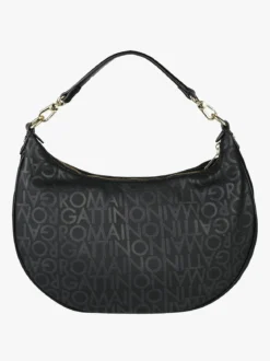 Gattinoni Borsa donna con stampe logo - nero