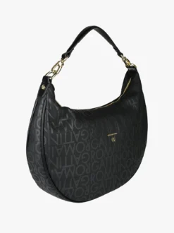 Gattinoni Borsa donna con stampe logo - nero