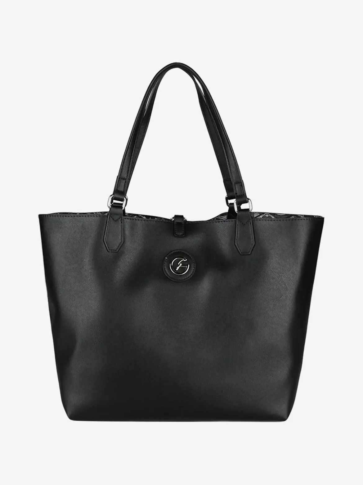 Gattinoni Borsa tote donna reversibile con pochette - nero