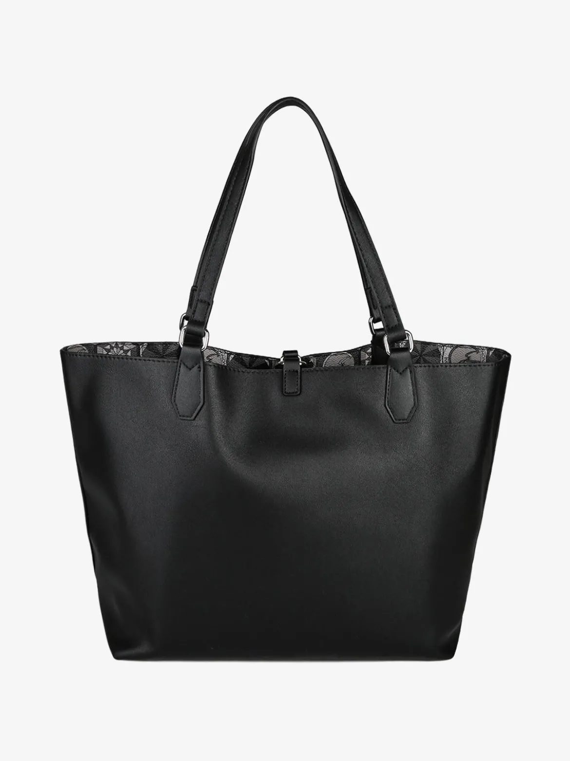 Gattinoni Borsa tote donna reversibile con pochette - nero