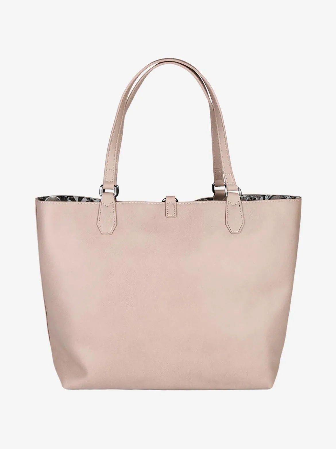 Gattinoni Borsa tote donna reversibile con pochette - taupe