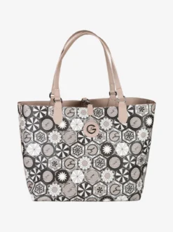 Gattinoni Borsa tote donna reversibile con pochette - taupe