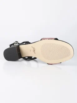 Gattinoni Sandali in pelle con paillettes