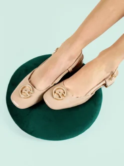Gattinoni Slingback donna con punta quadrata