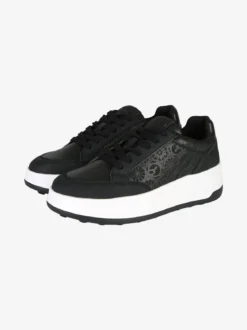Gattinoni Sneakers donna stringate con platform - nero