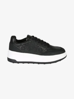 Gattinoni Sneakers donna stringate con platform - nero