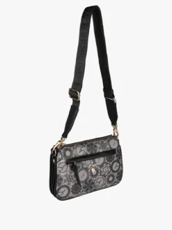 Gattinoni Tracolla donna multitasche con stampe - nero