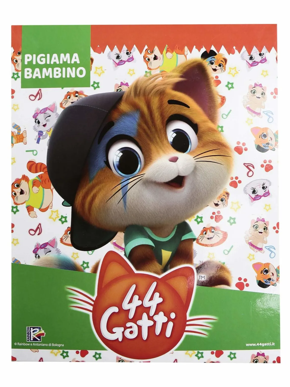 44 Gatti Pigiama lungo da bambino in caldo cotone