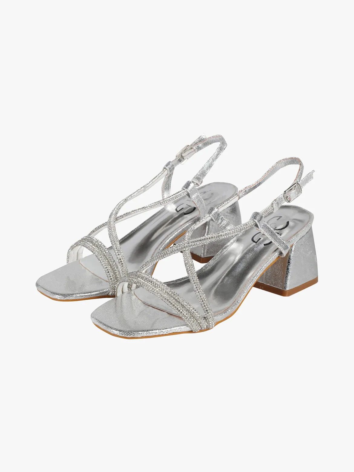 Gavi Sandali donna con tacco e strass