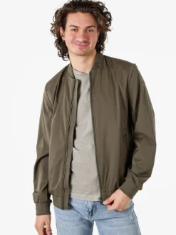 Geox AVOLA giacca bomber da uomo con zip - militare