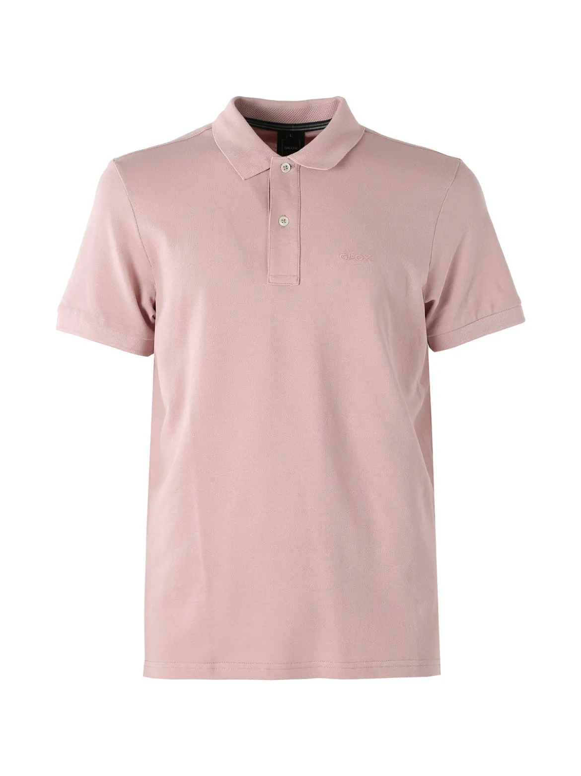 Geox Polo da uomo in cotone a maniche corte - rosa