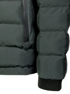 Geox SPHERICA Giubbotto imbottito da uomo con cappuccio e zip - militare