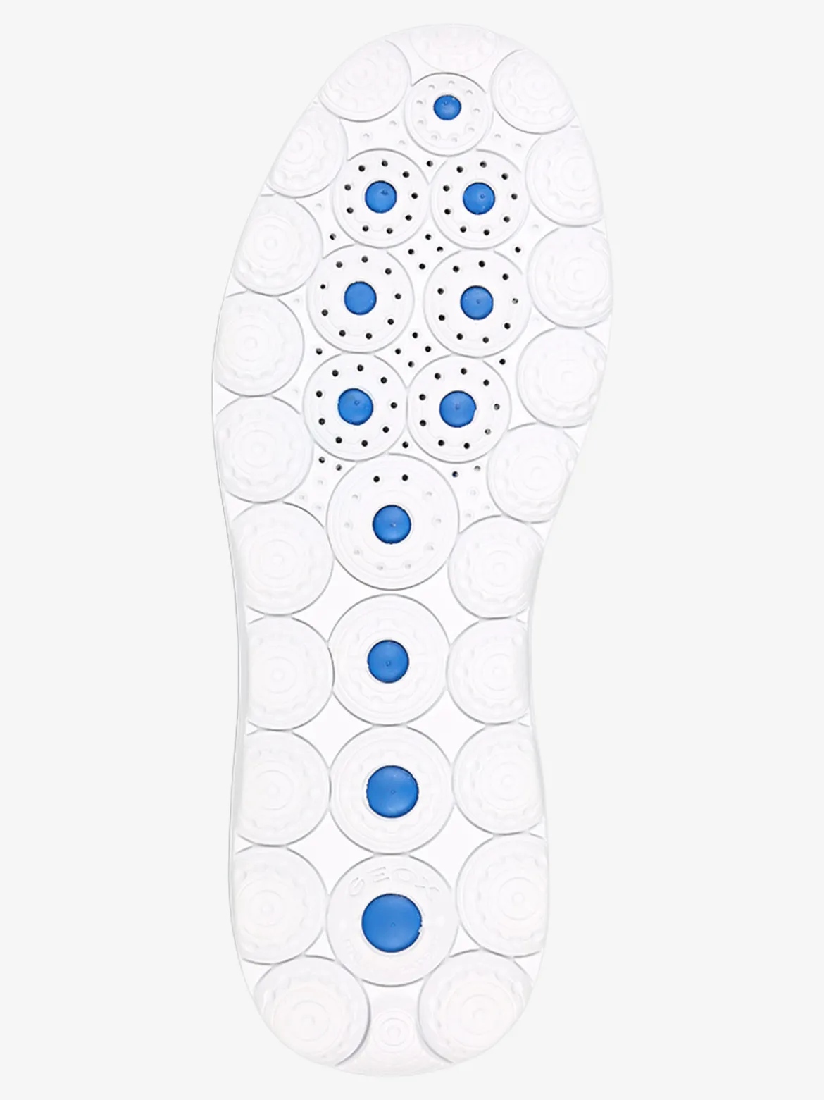 Geox SPHERICA Sneakers uomo stringate in maglia - blu scuro
