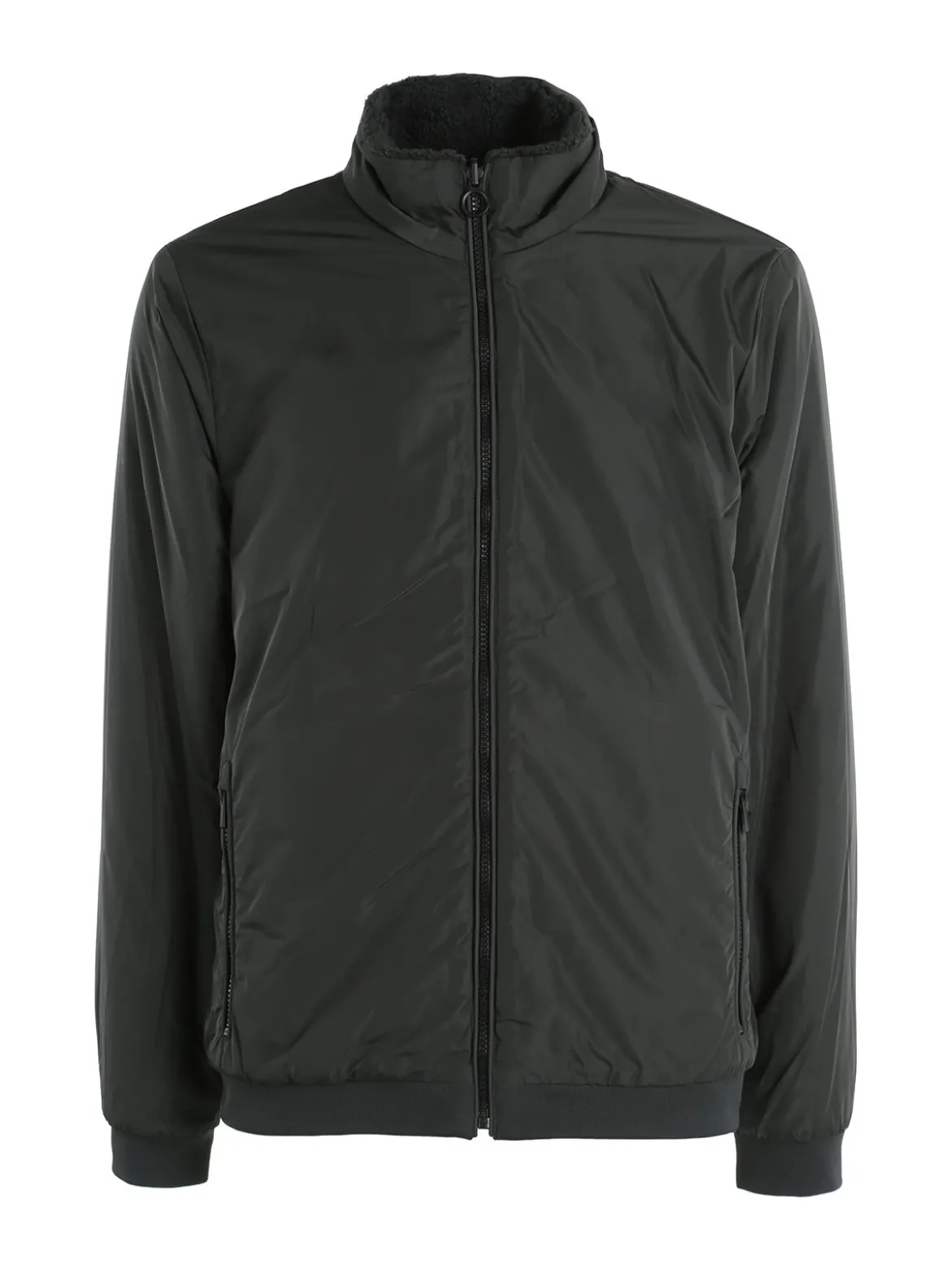 Geox SWEATER Giacca reversibile da uomo con zip - militare