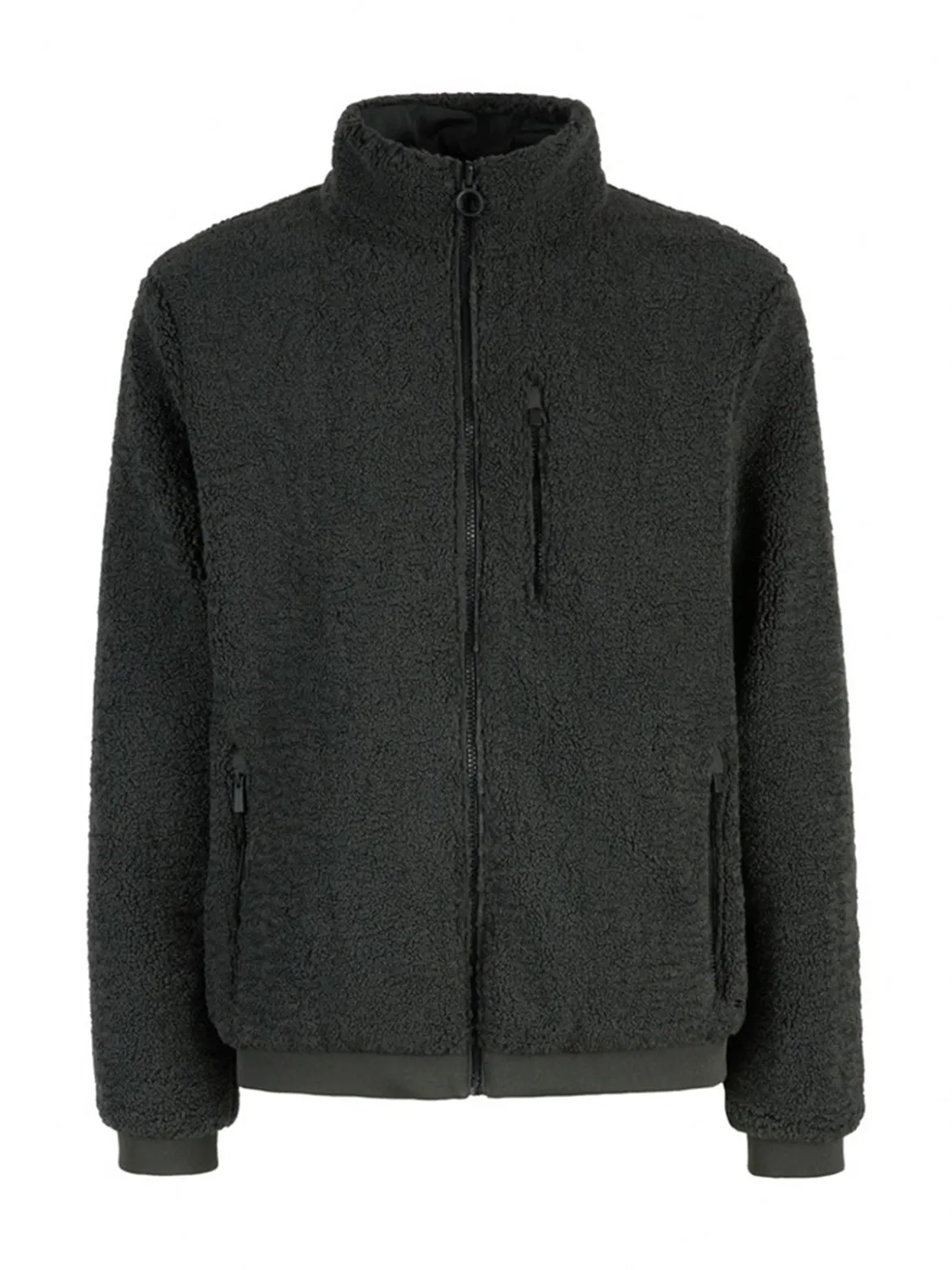 Geox SWEATER Giacca reversibile da uomo con zip - militare