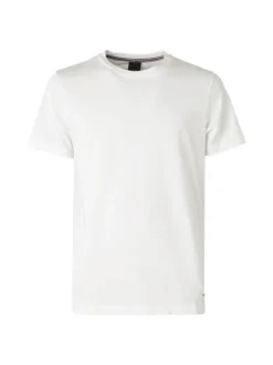 Geox T-shirt girocollo da uomo in cotone - bianco