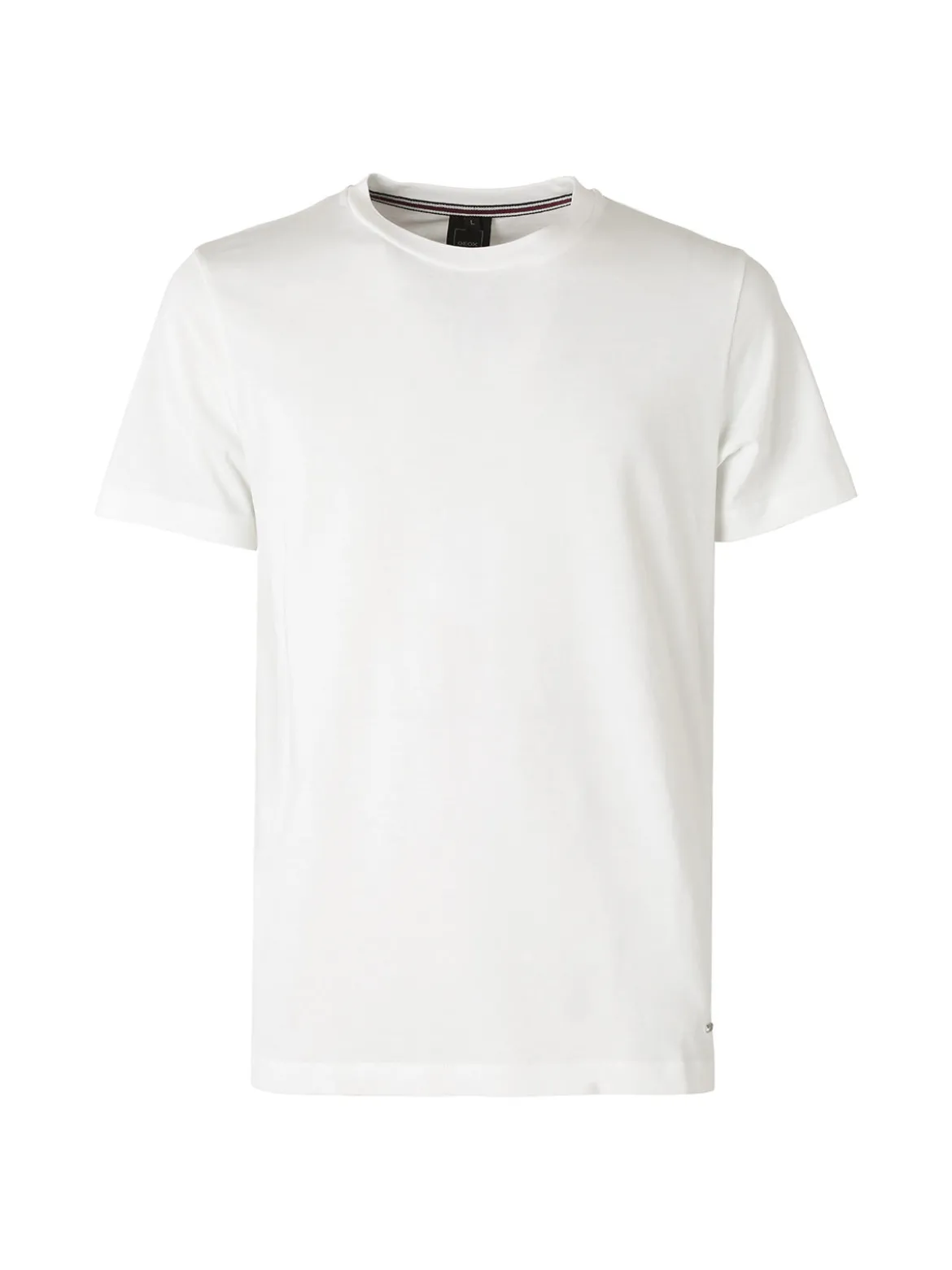 Geox T-shirt girocollo da uomo in cotone - bianco