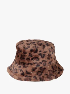Gian Marco Venturi Cappello donna in pelliccia sintetica animalier